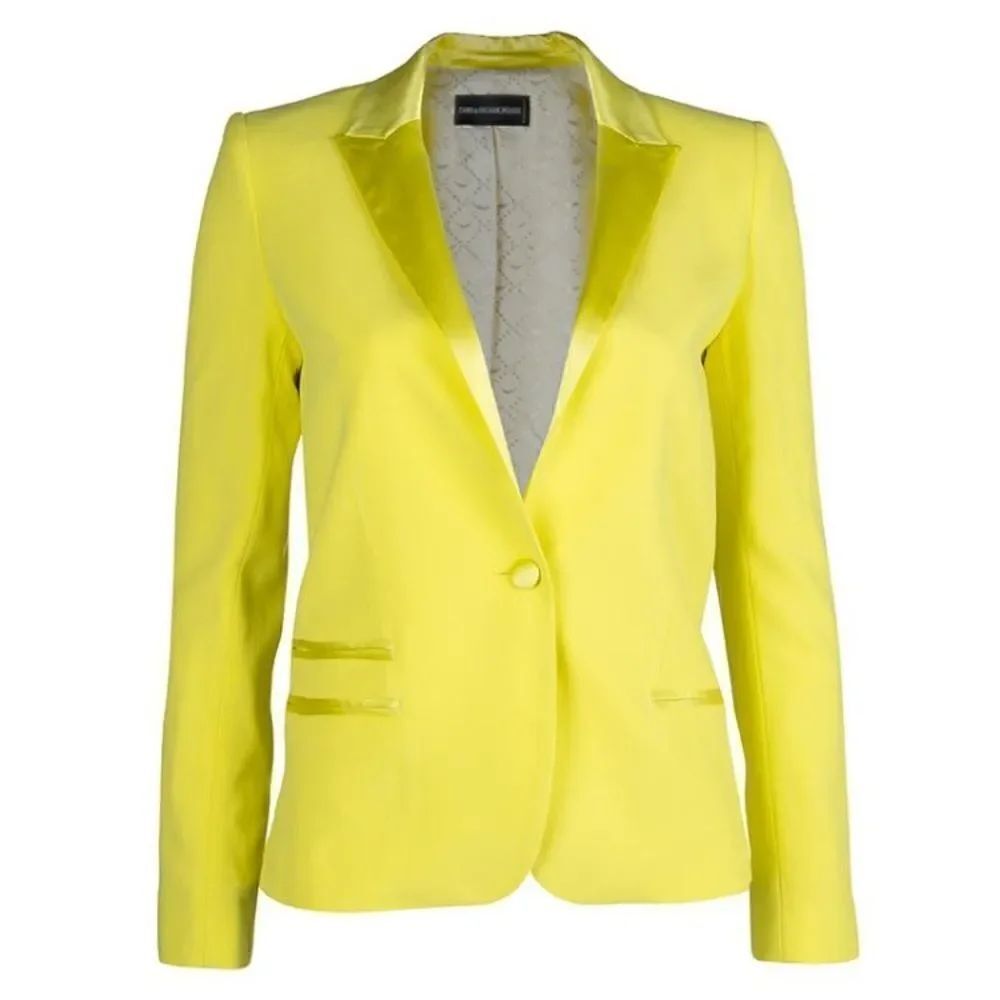 Zadig & Voltair Deluxe Yellow Jacket Blazer Size S
